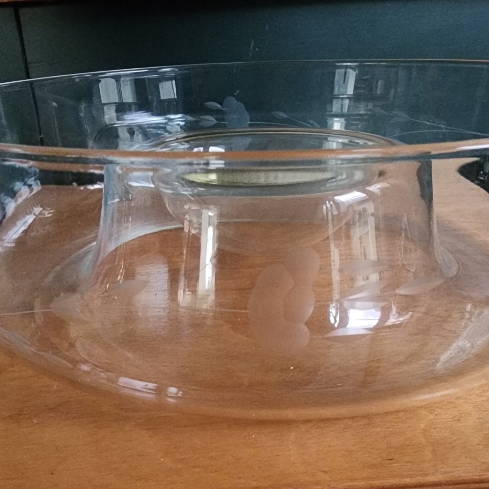 Princess house dip and chip bowl